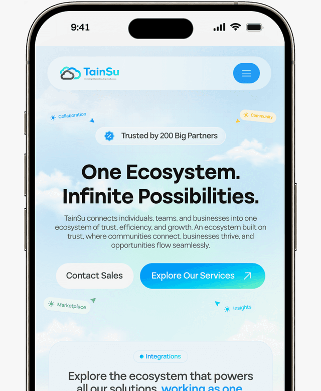 TainSu mobile app